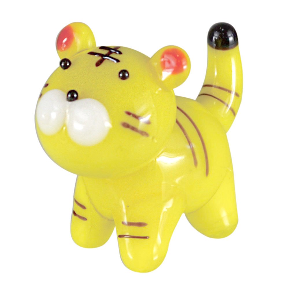 Amazon.co.jp: かわいい手作り ガラス細工 干支 招福 寅 CKK282